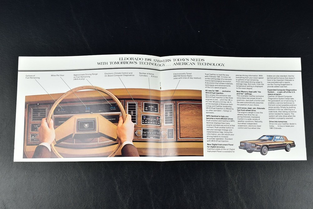 1981 CADILLAC SALES BROCHURE