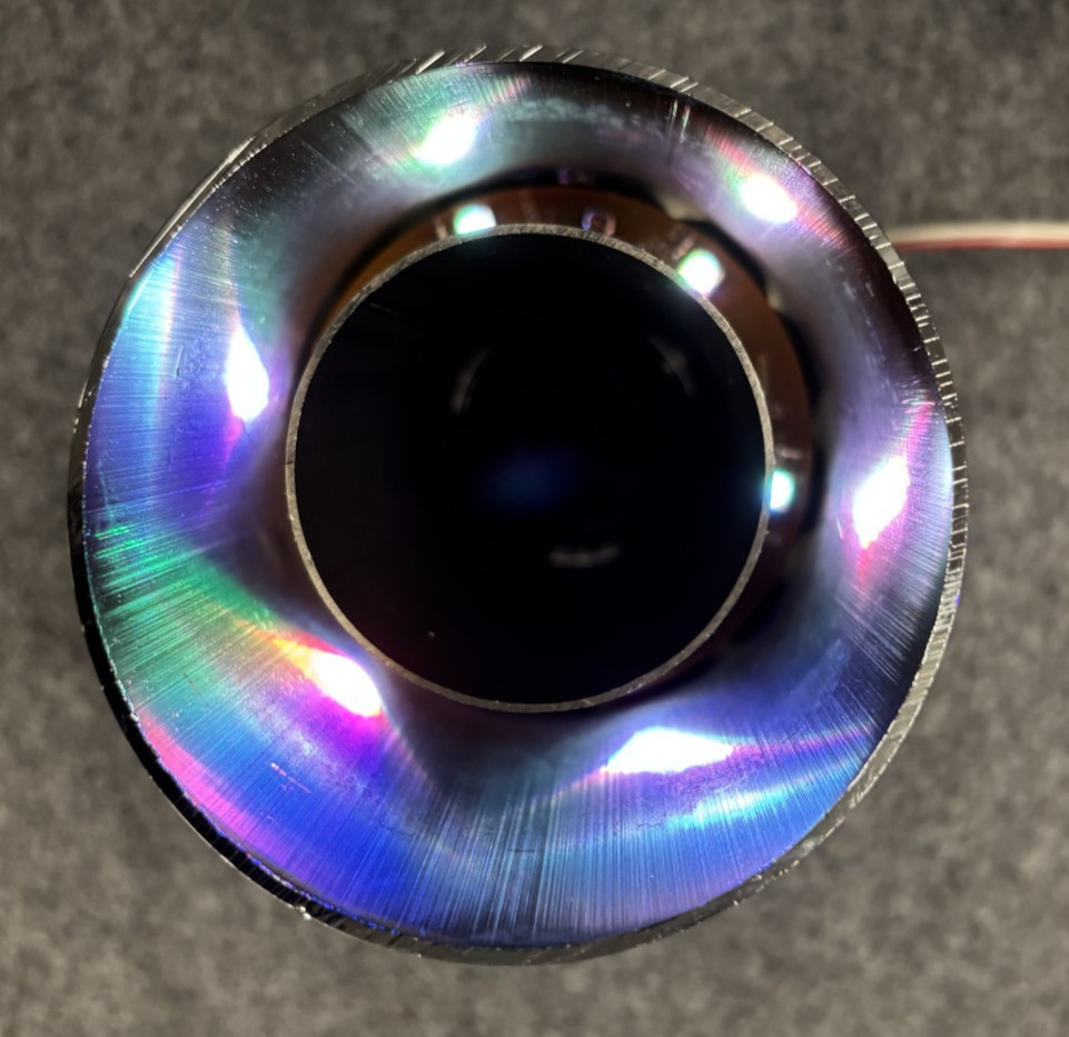 APC MUFFLER TIP INFERNO LED 7 COLORS