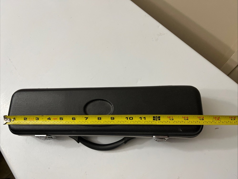 Merano Silver Finish Student Flute With Hard Case