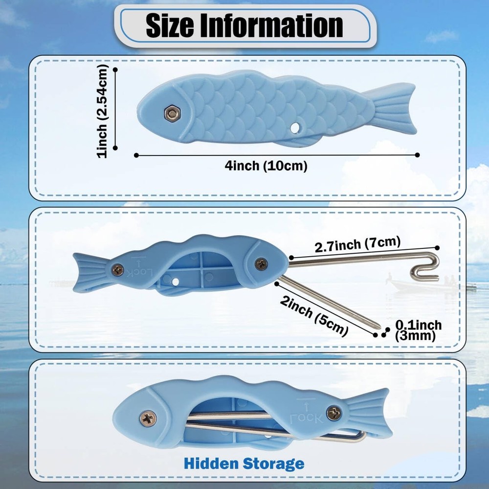Fish Venting Tool Hook Remover Safe Convenient Dehooker Device Deep Sea