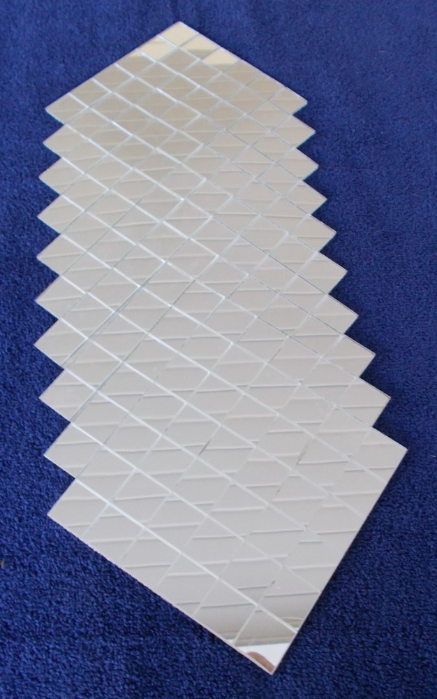 DECORATIVE MIRROR TILE DISPLAY BASES, 6" X 6", 10 pcs