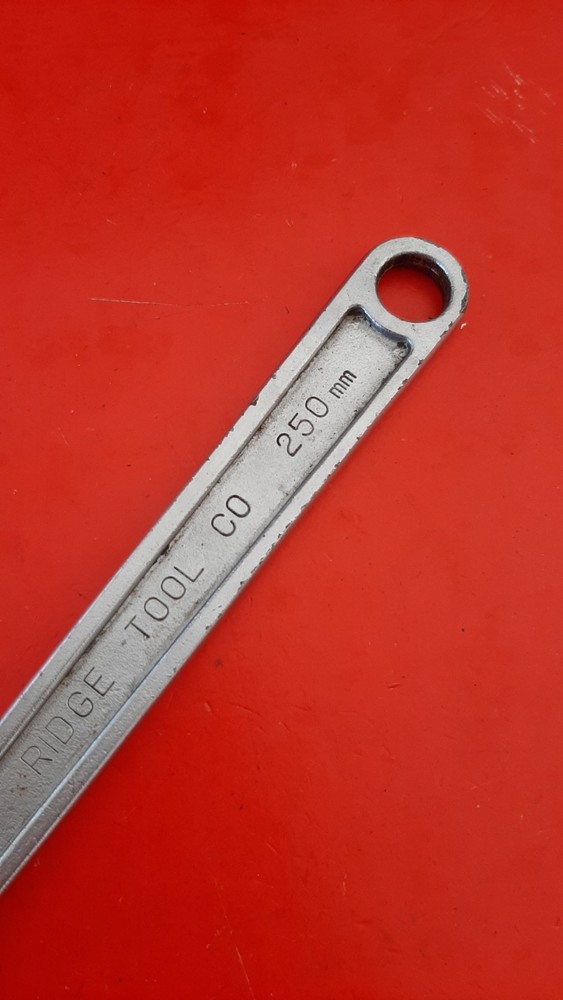 Ridgid Ridge Tool Co. USA Model 710 10" 250mm Adjustable Wrench