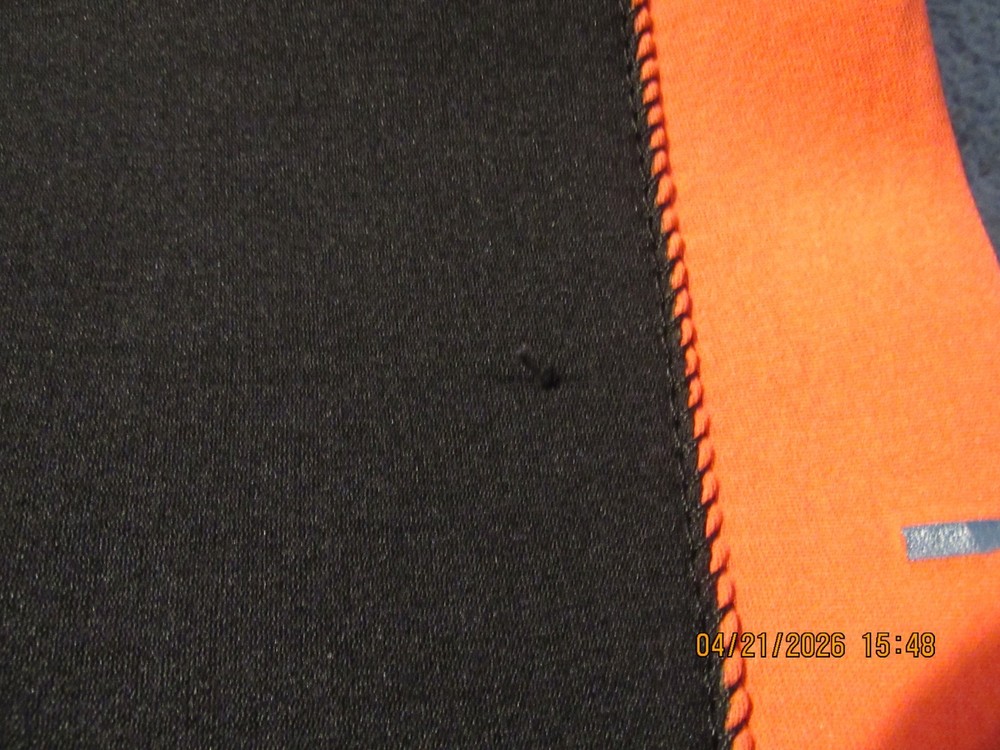 Mens Performance Dive Suit Wet Suit Medium M Black Orange