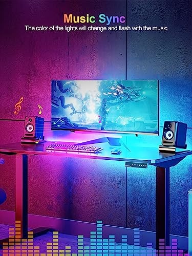 Monitor Down Light Bar, RGB Screen Desk Light PC, Dimmable LED Dynamic 1pc