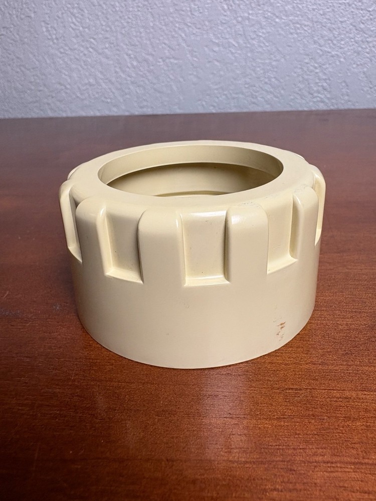 Popeil Automatic Pasta Maker Replacement Front Locking Nut - Almond/Tan