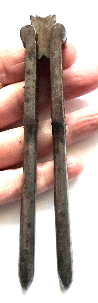 VINTAGE NUTCRACKER Double Sided and Hinged REVERSIBLE LARGE & SMALL