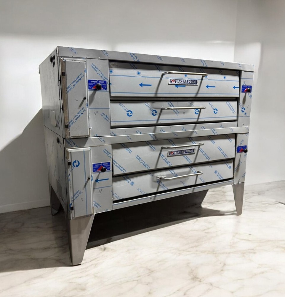 Bakers Pride Y600 double deck pizza oven gas -Refurbished
