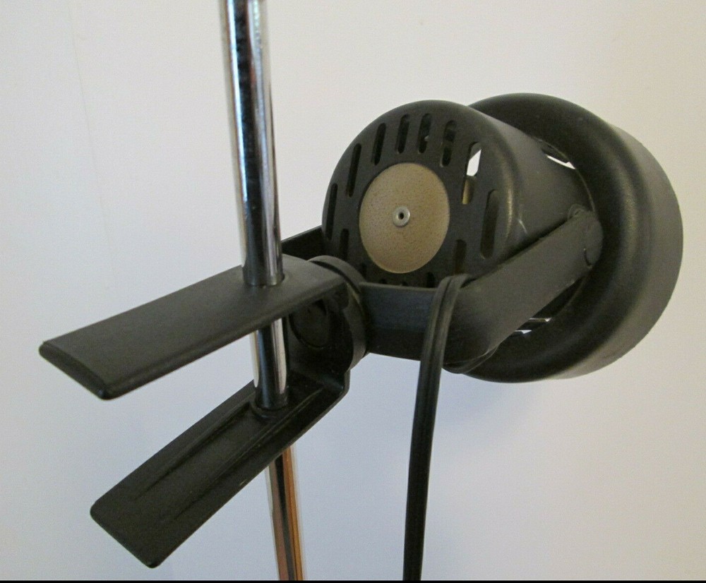 Vintage Mid Century Modern Kovacs Adjustable Floor Reading Lamp - Plastic Head