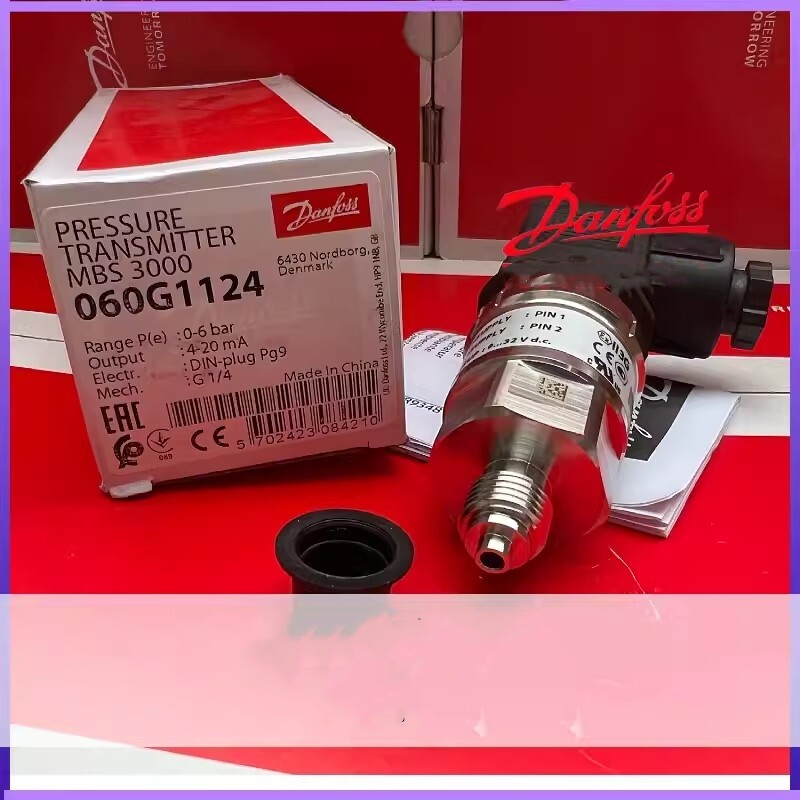 1pcs Danfoss Pressure Transmitter Sensor MBS3000 060G1124 0-6 Bar