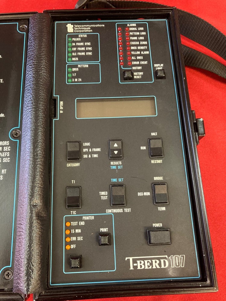 TTC Acterna T-Berd 107A/107 T Carrier Analyzer Bundle(Untested)