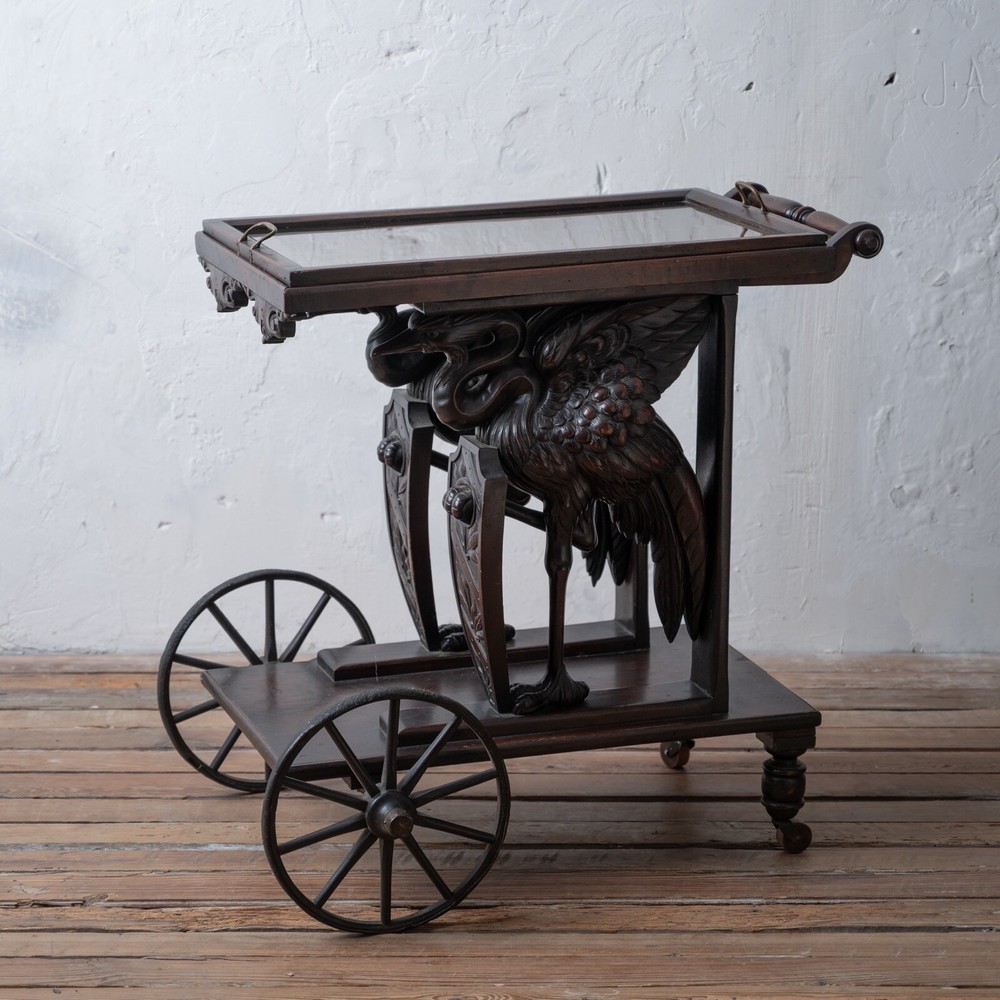 Renaissance Revival Tea Trolley