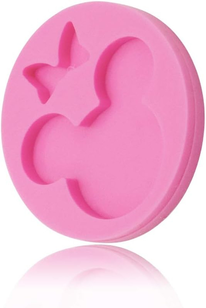 Cute Mouse Head Bow Silicone Mold for DIY Chocolate Candy Pudding Gum Paste Cupc
