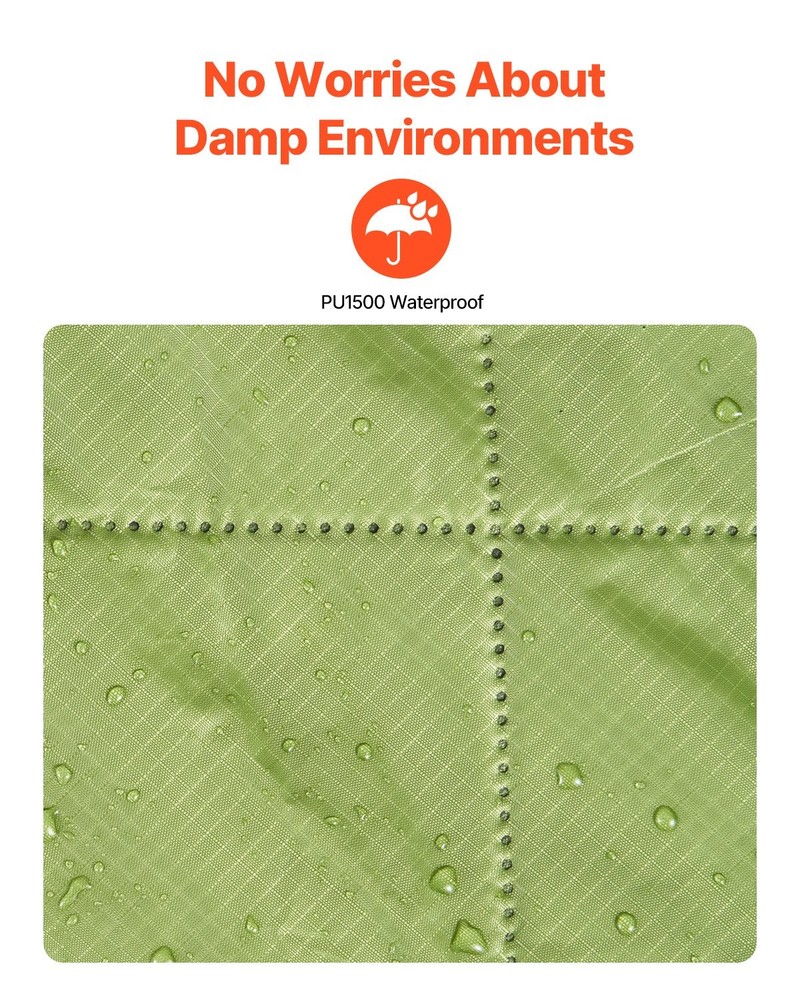 Camping Blanket, Large Warm Stadium Blanket, Waterproof & Windproof, 330GSM Poly
