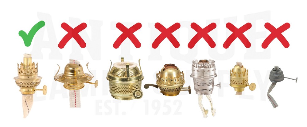 B&P Lamp Kosmos Burner Chimneys