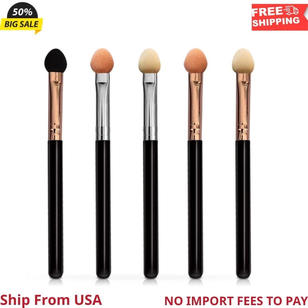 Eyeshadow Applicators Sponge Double Sided Reusable 5Pcs Professional Blendable