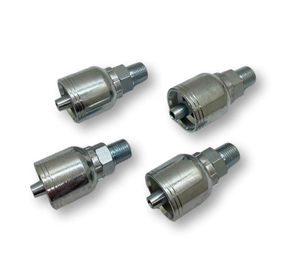 MP-04-02 Crimp Fitting MP Solid 04 x 1/8" NPT (100)