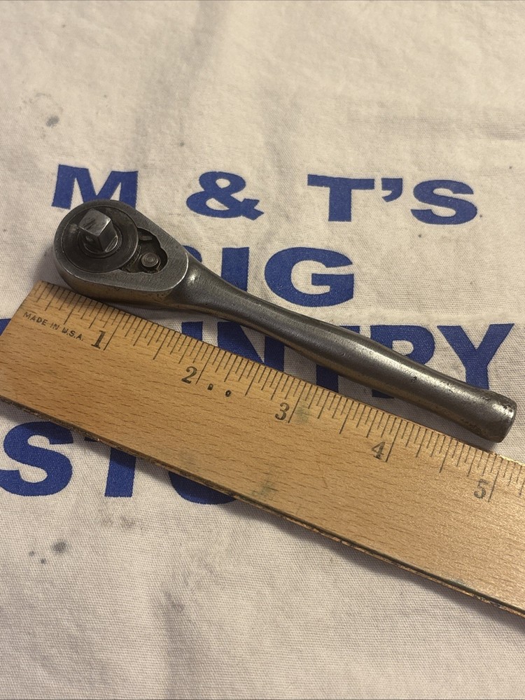 Cornwell Tools USA 1/4" Drive Chrome 5" Long Ratchet