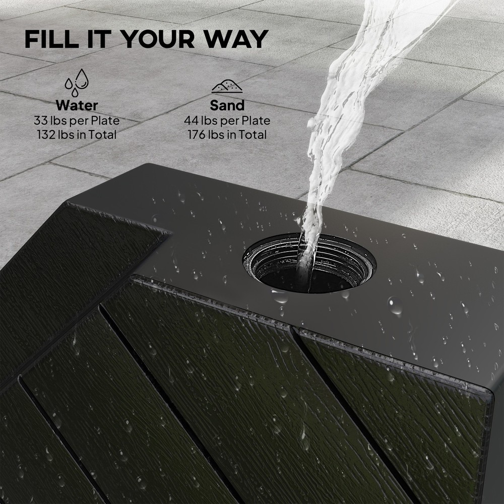 Offset Umbrella Base Outdoor Umbrella Weights