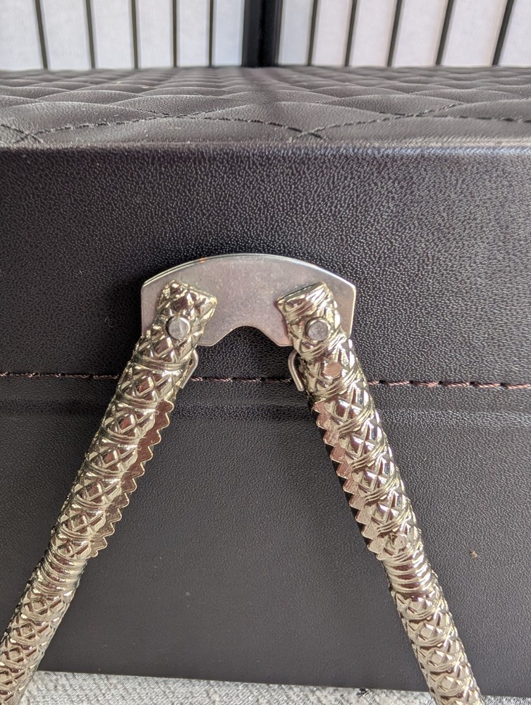 Vintage Silver Toned Shell Nut Cracker 5" Works