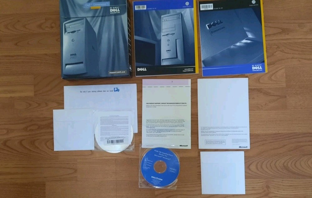Dell Dimension Box Of Discs & Documents: Reference, Trouble Shooting, Excellent