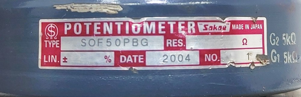 Sakae SOF50PBG Potentiometer