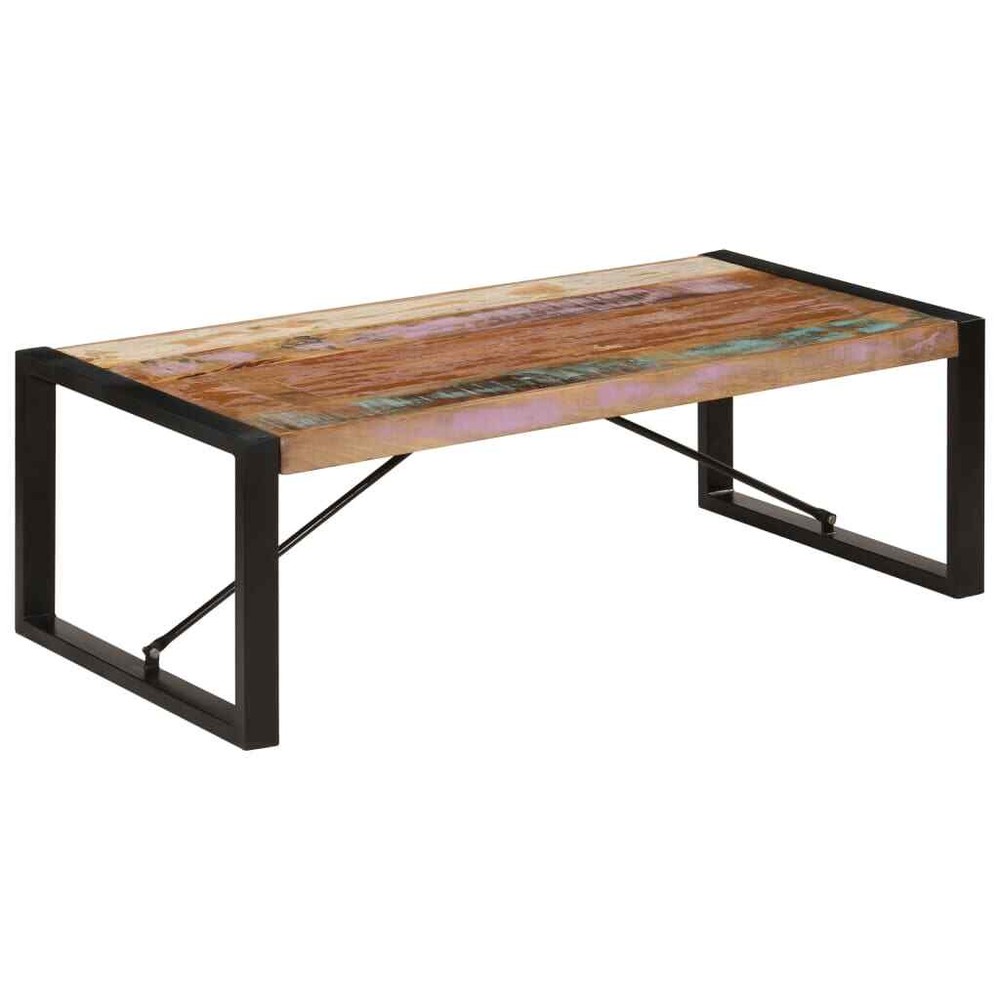 Coffee Table Sofa End Table Side Table Solid Wood Reclaimed 47.2 Inch vidaXL