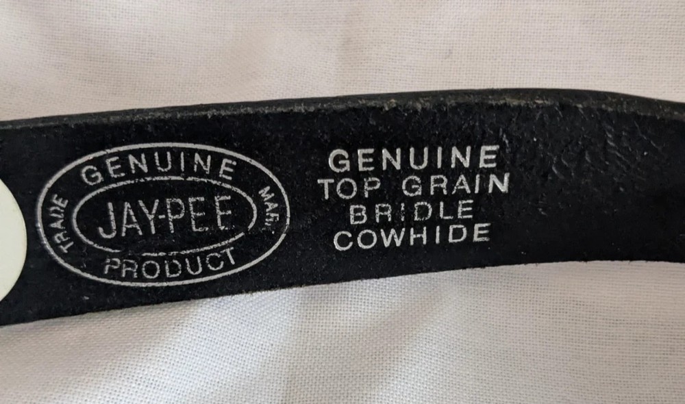 JAY PEE Shoulder Strap Black Brass 38-42" PLAIN BLACK FINISH STRAP
