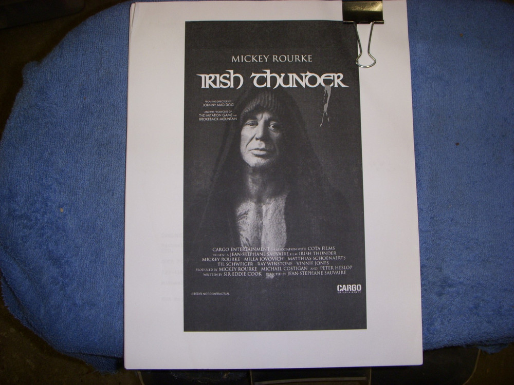 Scripts for Irish Thunder movie
