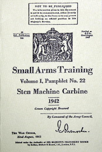 BRITISH ARMY 1942 MKII BOOKLET.