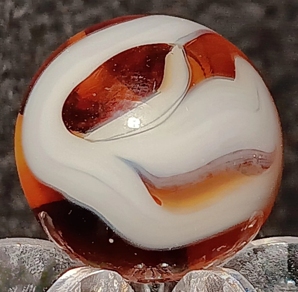 Jackson Swirl Marble. .9/16" Mint. Htf Example. Circa (1945-1946)