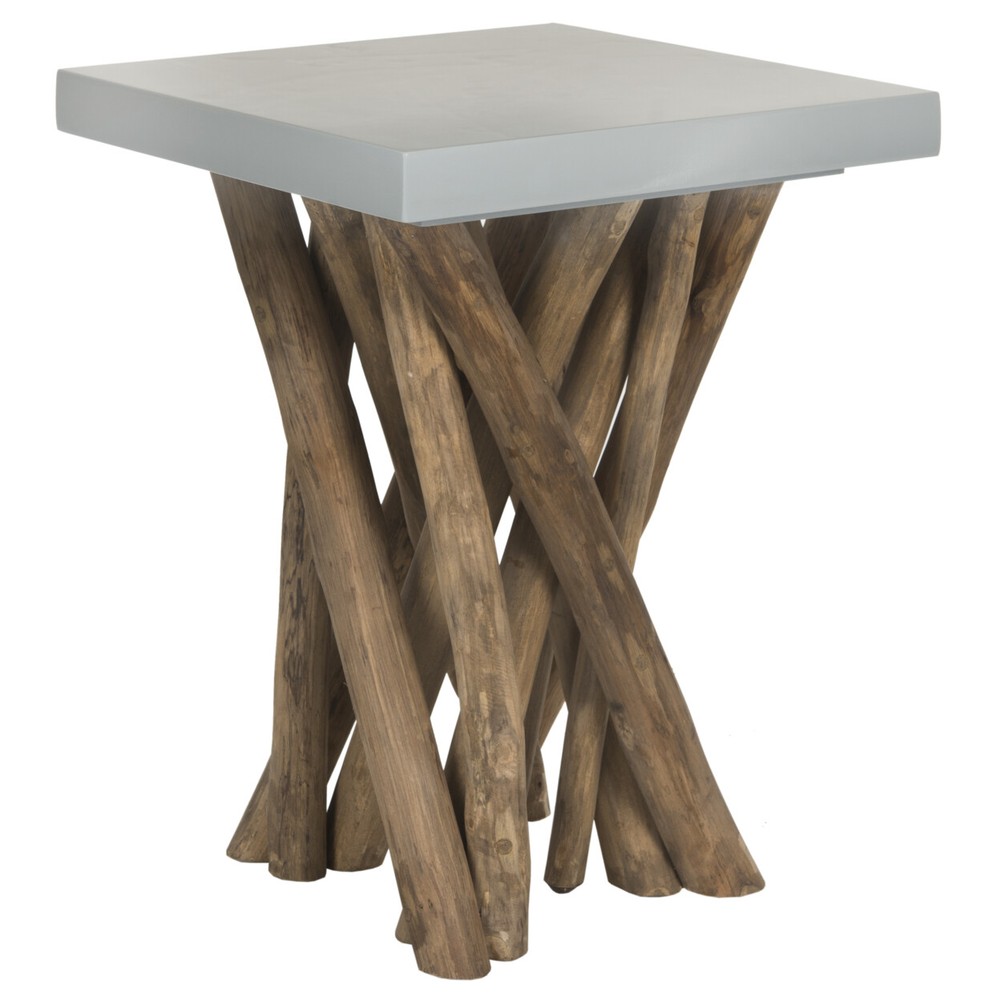 SAFAVIEH Hartwick Branched Side Table | Grey |