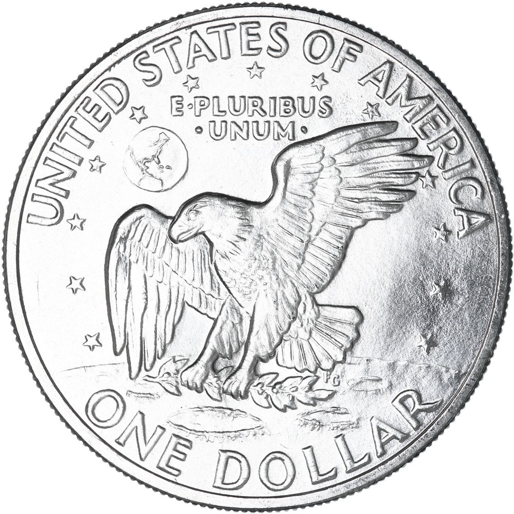 1971 S Eisenhower Dollar 40% Silver BU Ike US Coin