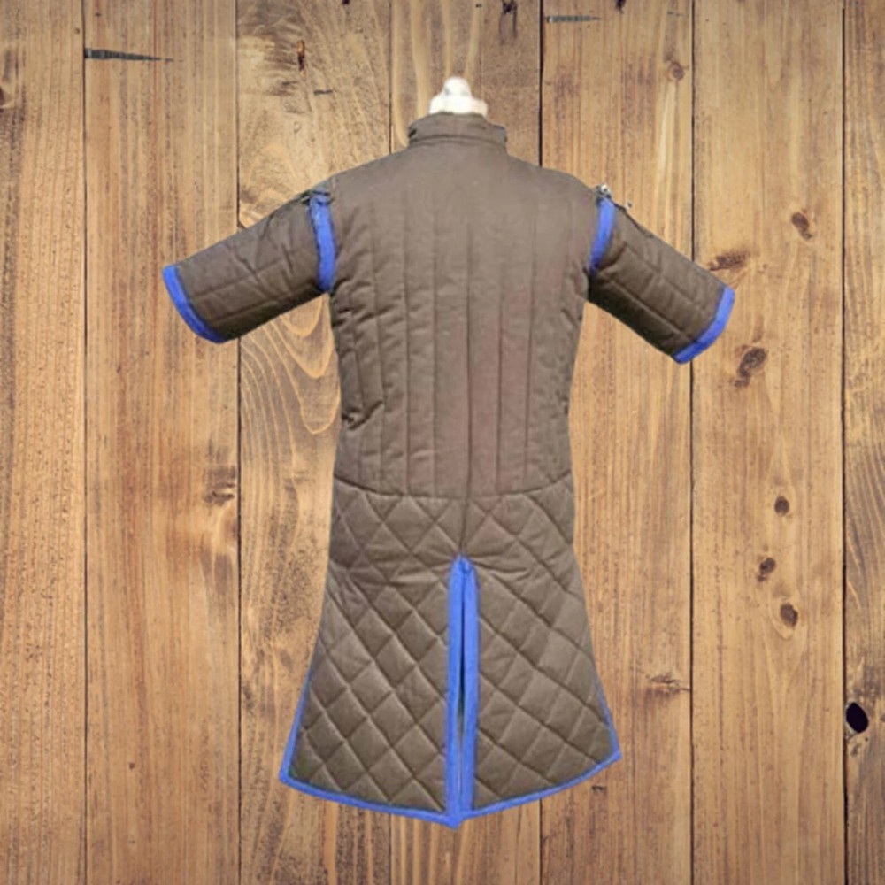Medieval Thick Padded Gambeson – Quilted Armor Jacket for LARP & Reenactment