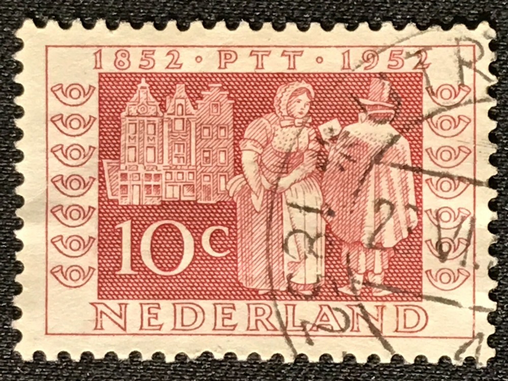 Netherlands SC #338 Used 1952