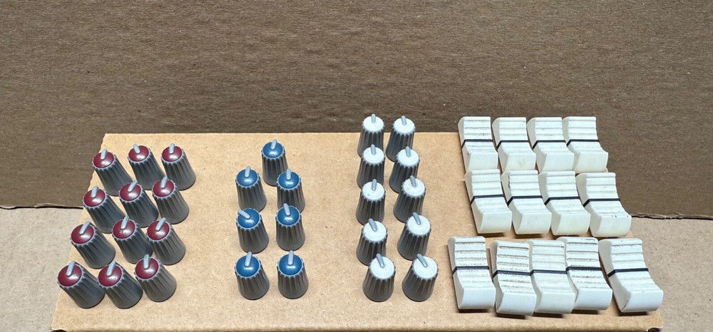 MACKIE CHANNEL STRIP KNOBS AND FADER CAPS