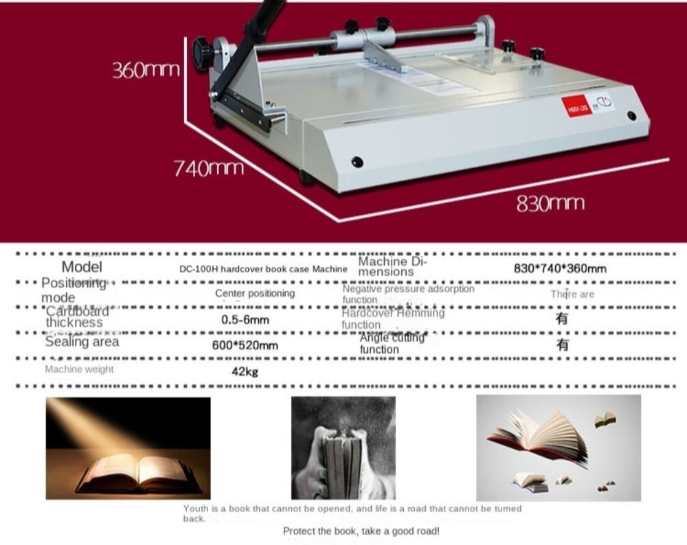 Hardcover Book Making Machine DC-100H Hardcover Book Box Making Machine