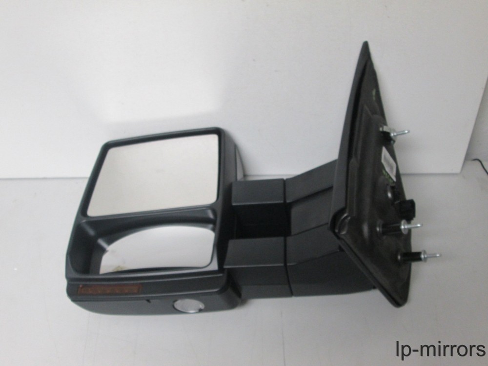 2007-2014 FORD F-150 LEFT DRIVER  UNPAINTED TOWING MIRROR