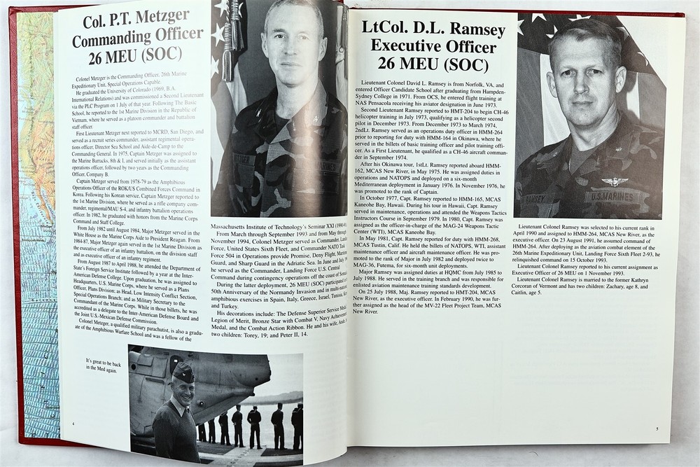 26th Marine Expeditionary Unit MEU 1994 Deployment Cruise Book