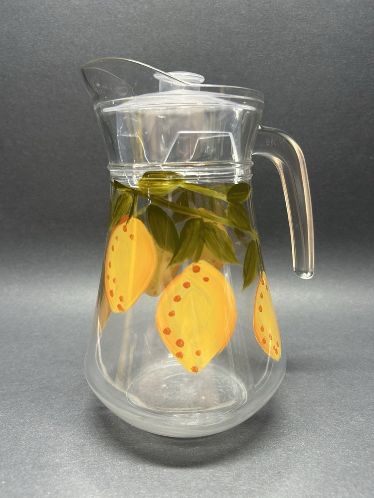 Grant Howard Lemon Hand Painted 8” Pitcher 40oz