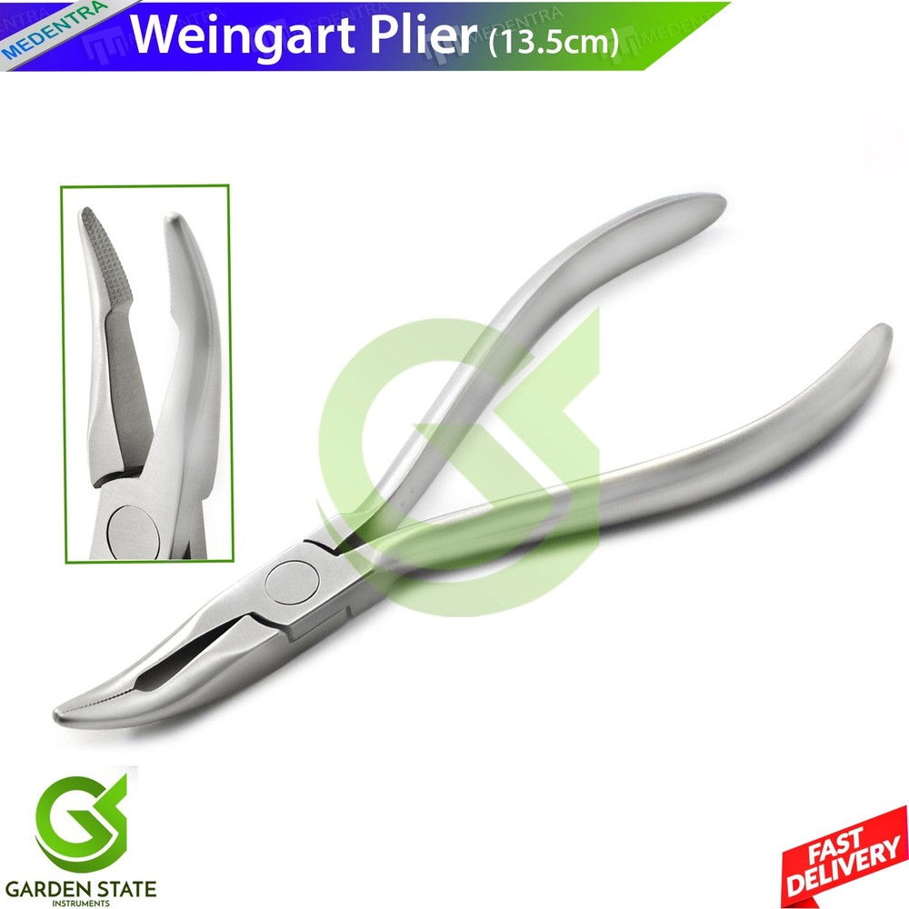 Weingart Utility Plier Dental Wire Bending Braces Removal Placement Adjusting CE