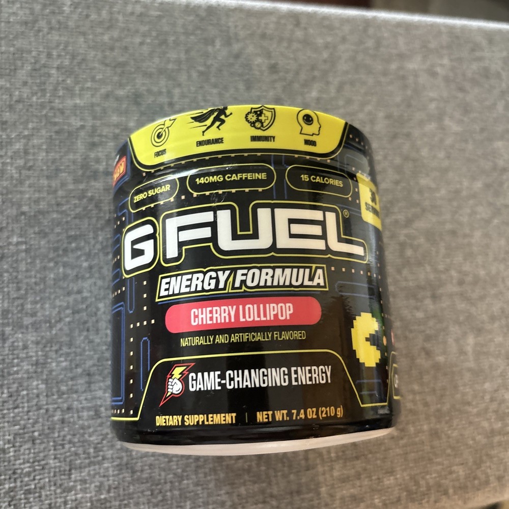 G Fuel Cherry Lollipop Energy Formula Game Changing Energy
