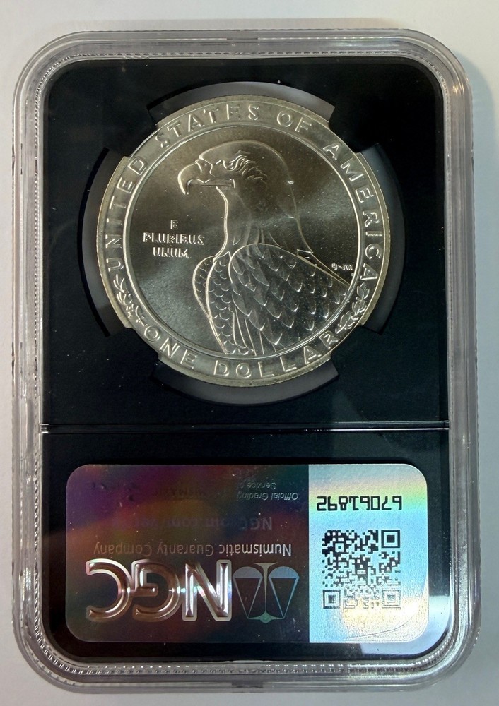 1983 S NGC GEM UNCIRCULATED SILVER OLYMPIC COMMEMORATIVE DOLLAR