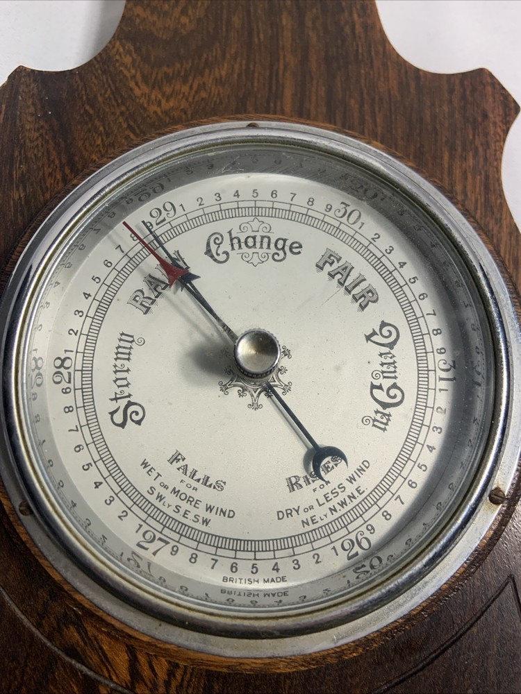 Barometer Vintage Missing Thermometer