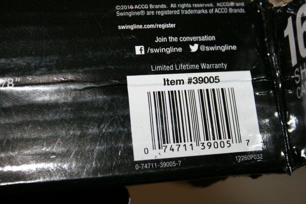 Swingline Heavy Duty Stapler, 160 Sheet Capacity, Black/Gray (39005)