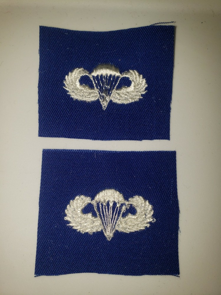 K0659 Vietnam US Air Force Cloth Emblem Basic Paratrooper IR23B