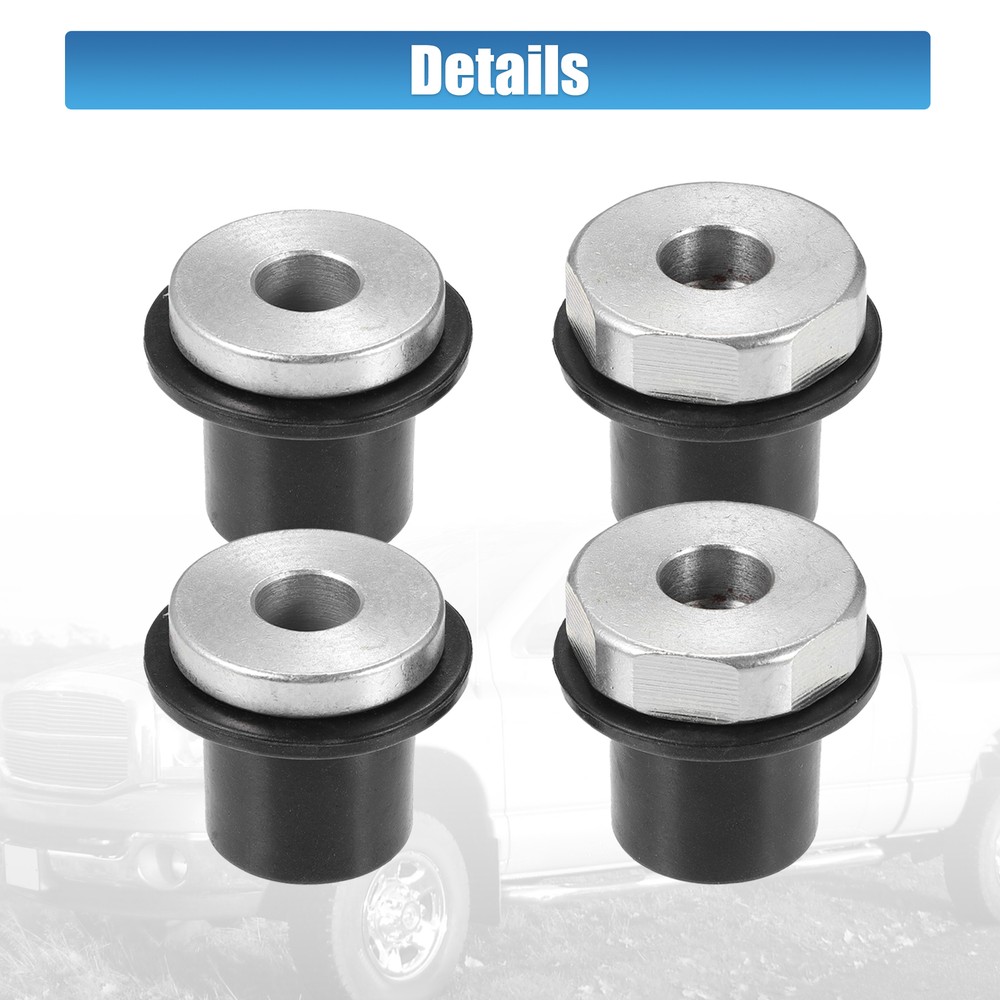 Pack(4) Steering Rack and Pinion Mount Bushing 52113031AD for Ram 1500 2011-2012