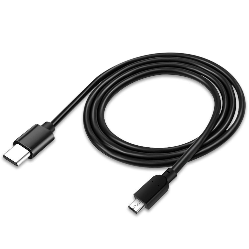 USB-C to Micro USB Cable 4FT, Fast Charging & Data Sync, 4 Feet, Black