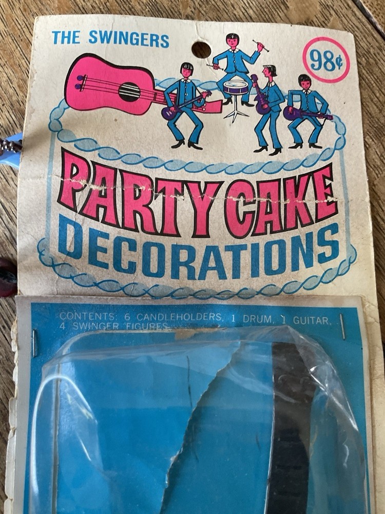 The Beatles Boxed Cake Decorations Toppers