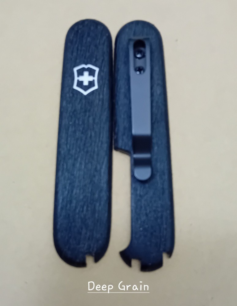 Modded Deep Grain 91mm Victorinox Scales
