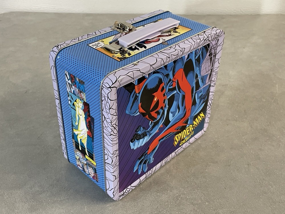 Spider-Man Retro Style Metal Lunch Box ONLY - MINT!